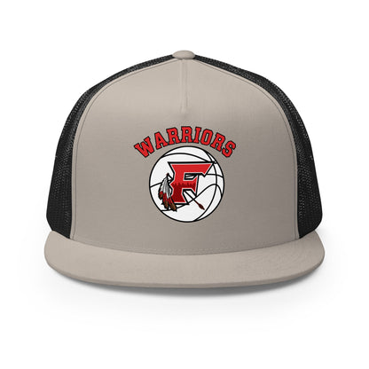 Performance | 5 Panel Trucker Cap | Fallbrook Basketball | Warriors Logo