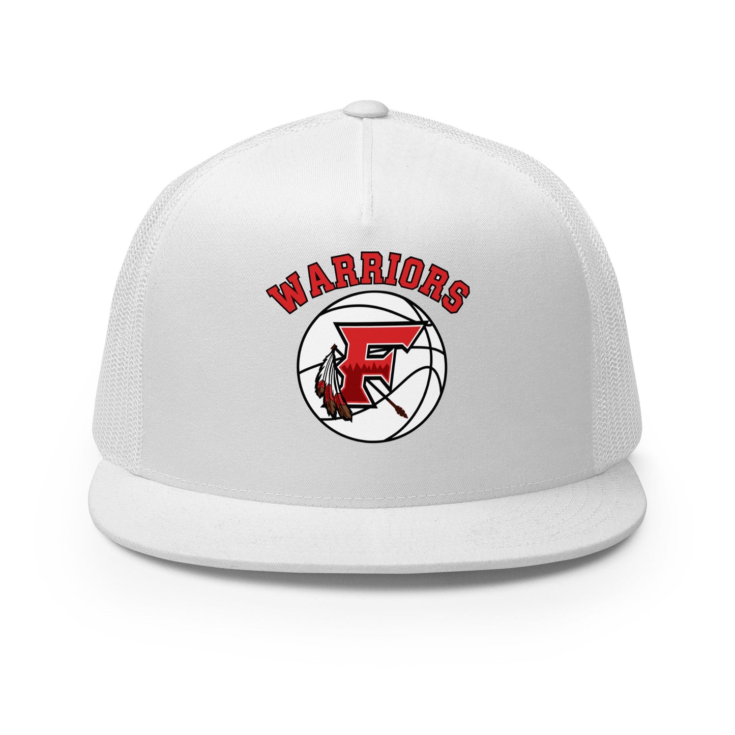 Performance | 5 Panel Trucker Cap | Fallbrook Basketball | Warriors Logo