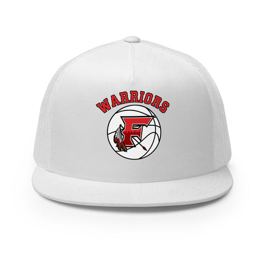 Performance | 5 Panel Trucker Cap | Fallbrook Basketball | Warriors Logo