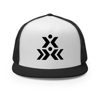 Performance | 5 Panel Trucker Cap | Farmington Stunt | Emblem Logo