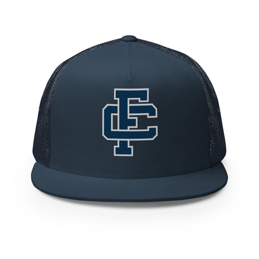 Performance | 5 Panel Trucker Cap | Fellowship Christian School | Crestwood FC Logo