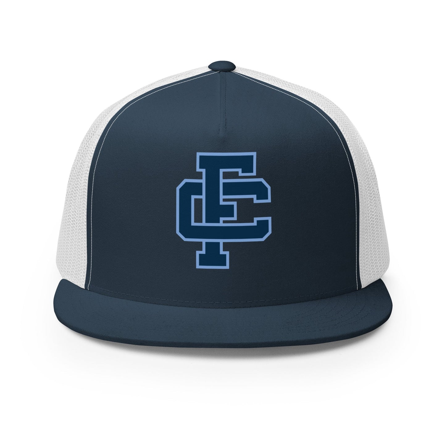 Performance | 5 Panel Trucker Cap | Fellowship Christian School | Vanguard Crest Logo