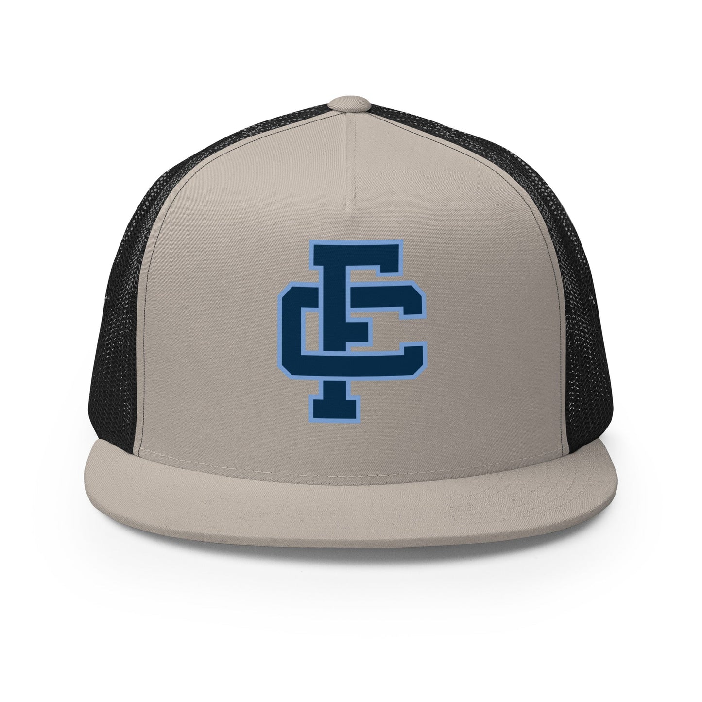 Performance | 5 Panel Trucker Cap | Fellowship Christian School | Vanguard Crest Logo