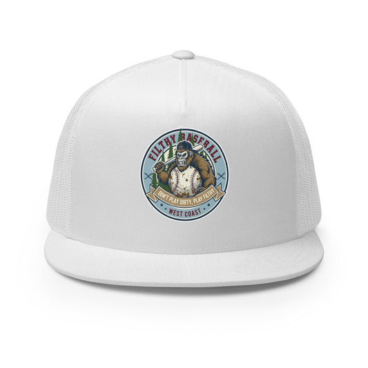 Performance | 5 Panel Trucker Cap | Filthy Baseball Northwest