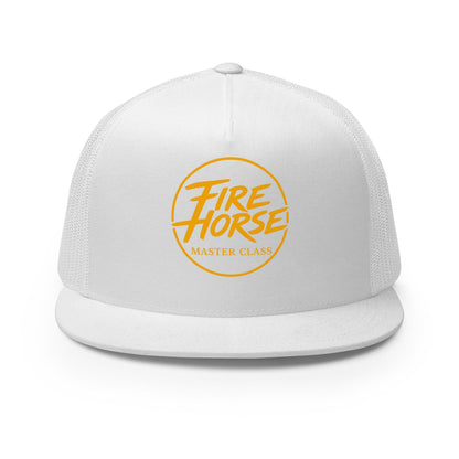 Performance | 5 Panel Trucker Cap | Fire Horse Masters | Athletic Mark Logo