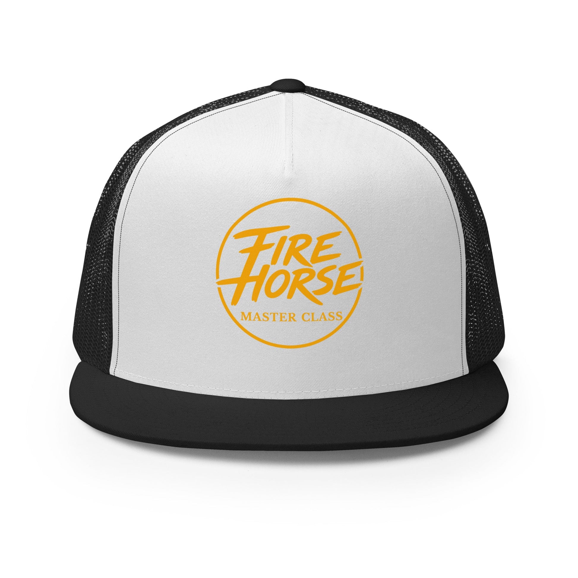 Performance | 5 Panel Trucker Cap | Fire Horse Masters | Athletic Mark Logo