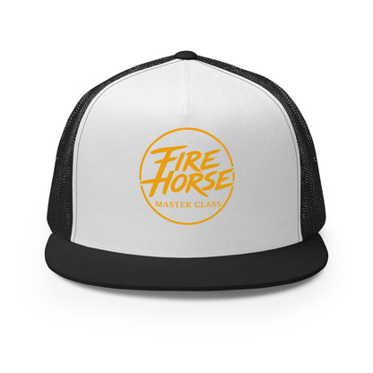 Performance | 5 Panel Trucker Cap | Fire Horse Masters | Athletic Mark Logo