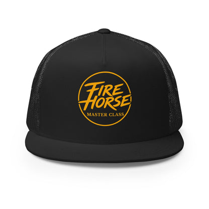 Performance | 5 Panel Trucker Cap | Fire Horse Masters | Athletic Mark Logo