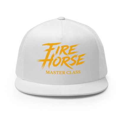 Performance | 5 Panel Trucker Cap | Fire Horse Masters | Modern Script Logo