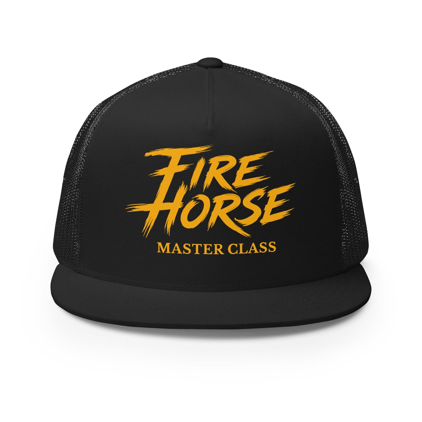 Performance | 5 Panel Trucker Cap | Fire Horse Masters | Modern Script Logo