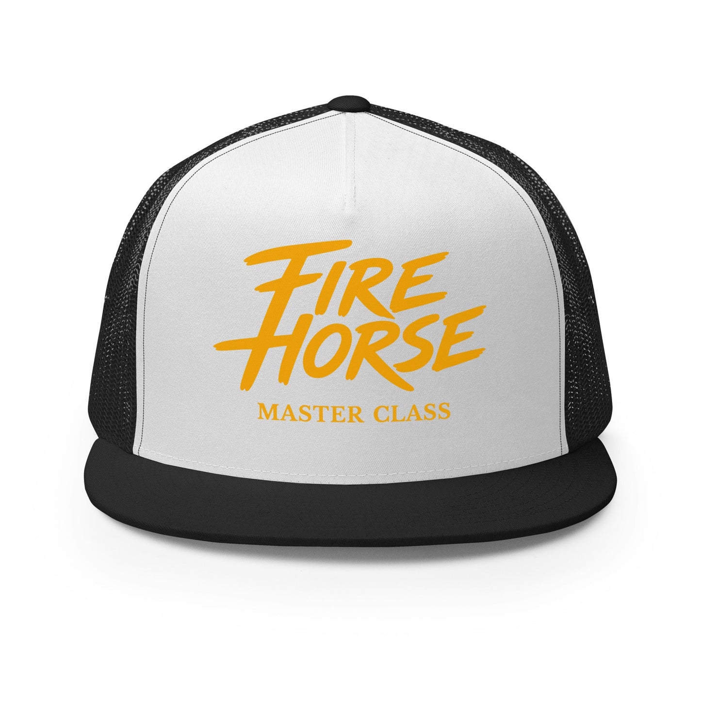 Performance | 5 Panel Trucker Cap | Fire Horse Masters | Script Logo