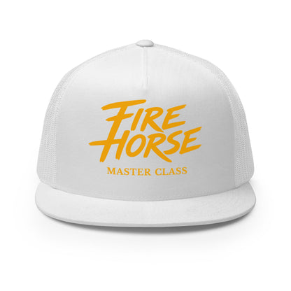 Performance | 5 Panel Trucker Cap | Fire Horse Masters | Script Logo