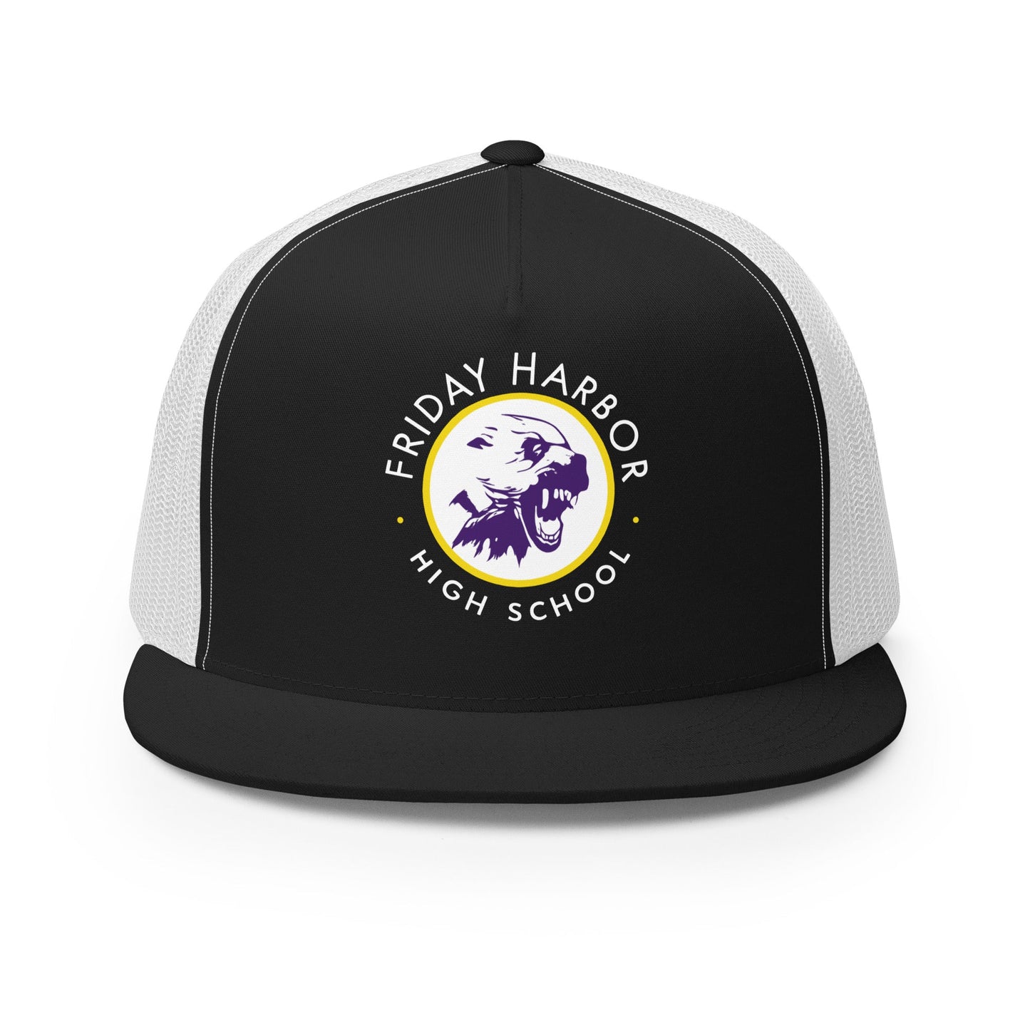Performance | 5 Panel Trucker Cap | Friday Harbor Girls Basketball | Alt Logo