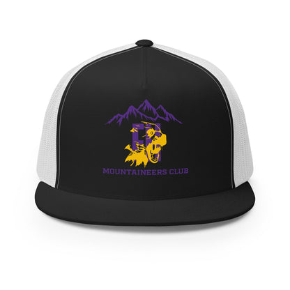 Performance | 5 Panel Trucker Cap | Friday Harbor High School Mountaineers Club | Mountaineers Logo