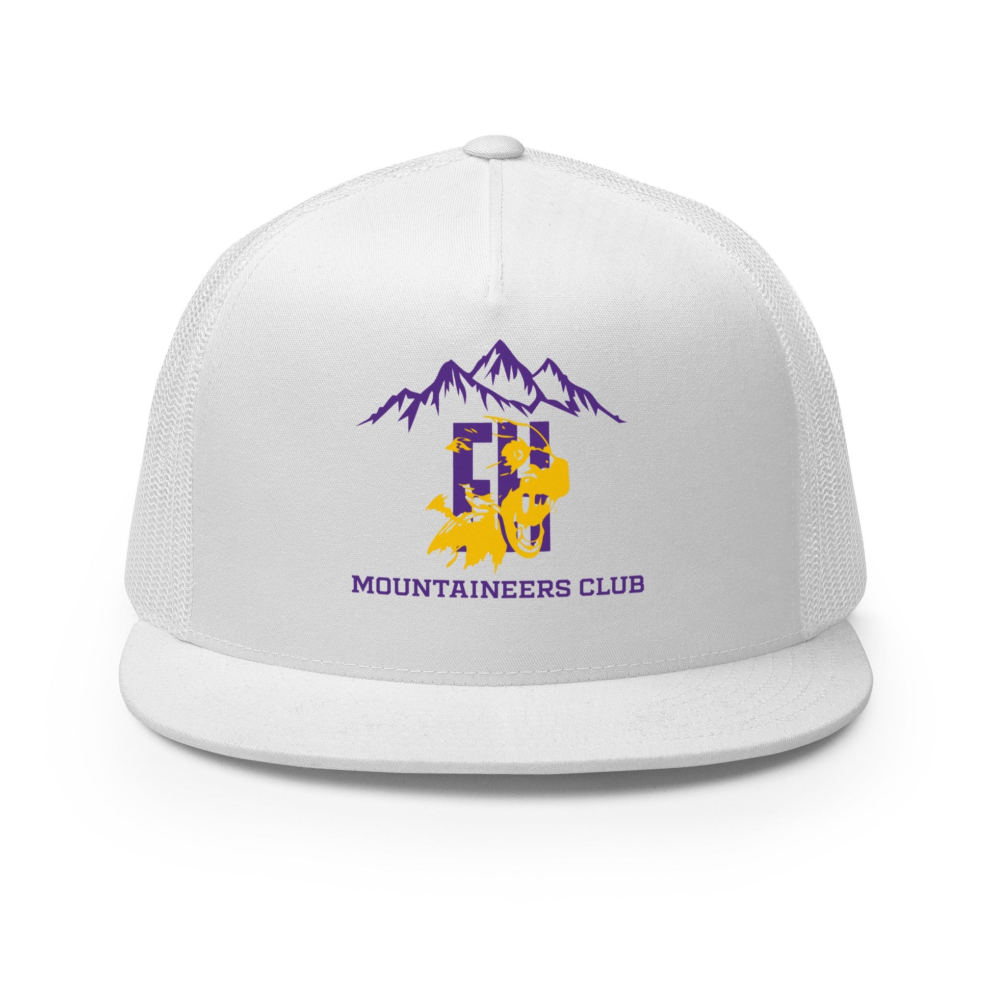 Performance | 5 Panel Trucker Cap | Friday Harbor High School Mountaineers Club | Mountaineers Logo