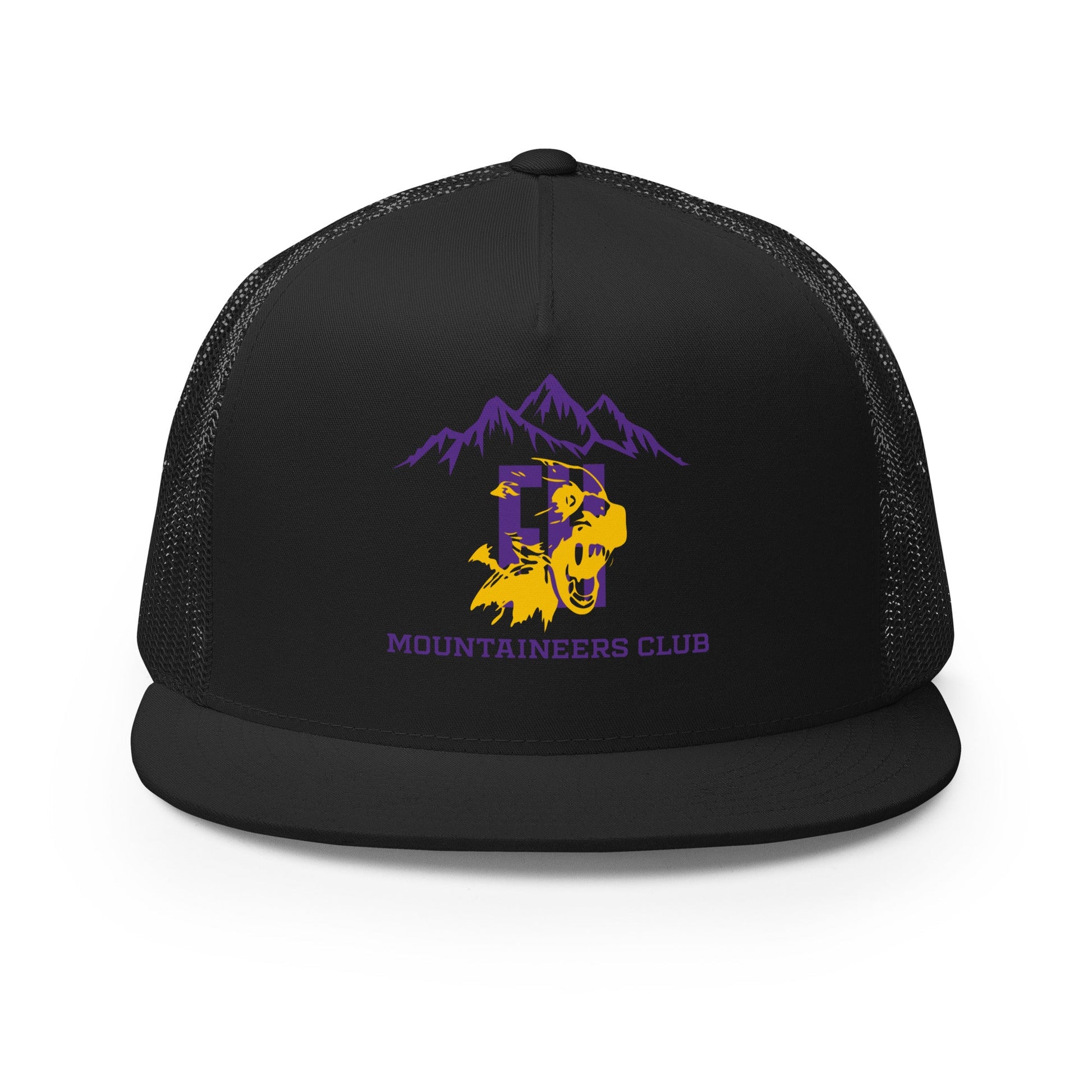 Performance | 5 Panel Trucker Cap | Friday Harbor High School Mountaineers Club | Mountaineers Logo