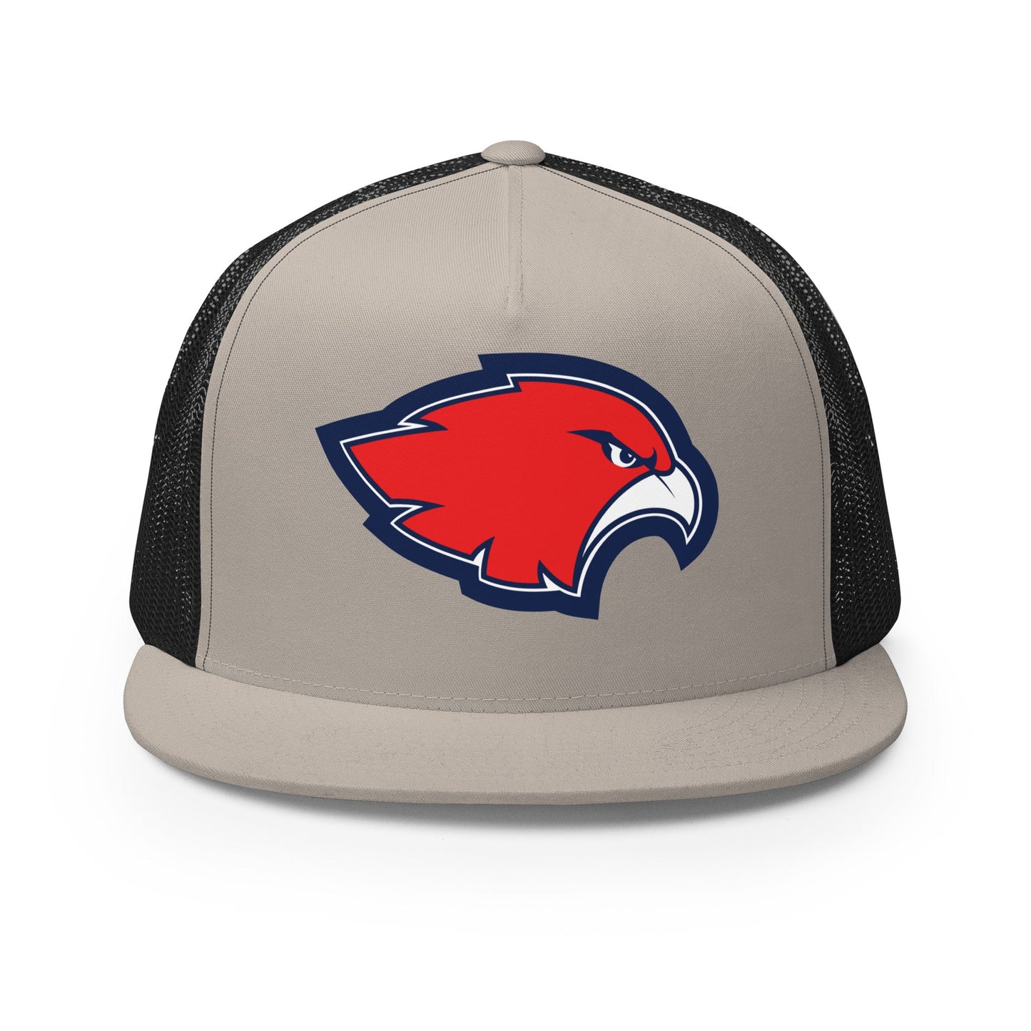 Performance | 5 Panel Trucker Cap | Frontier softball | Mascot Logo