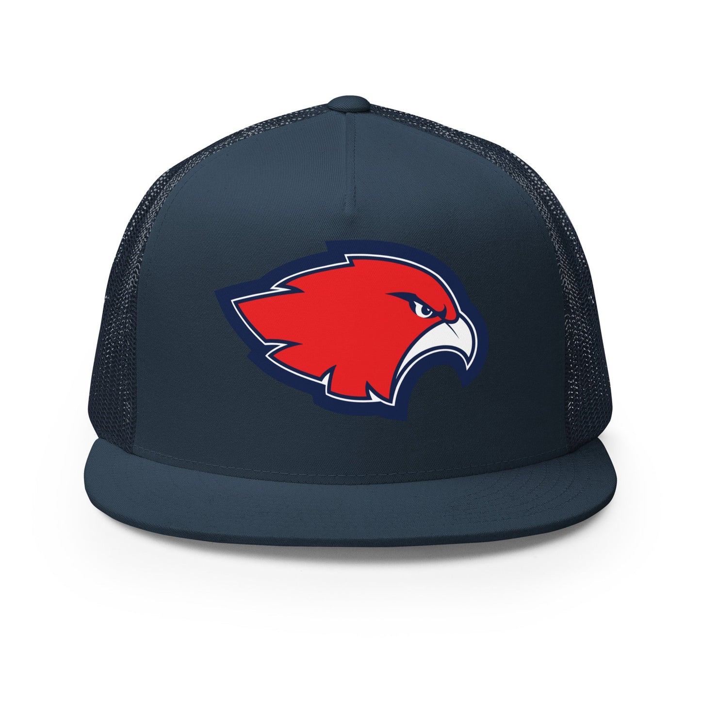 Performance | 5 Panel Trucker Cap | Frontier softball | Mascot Logo