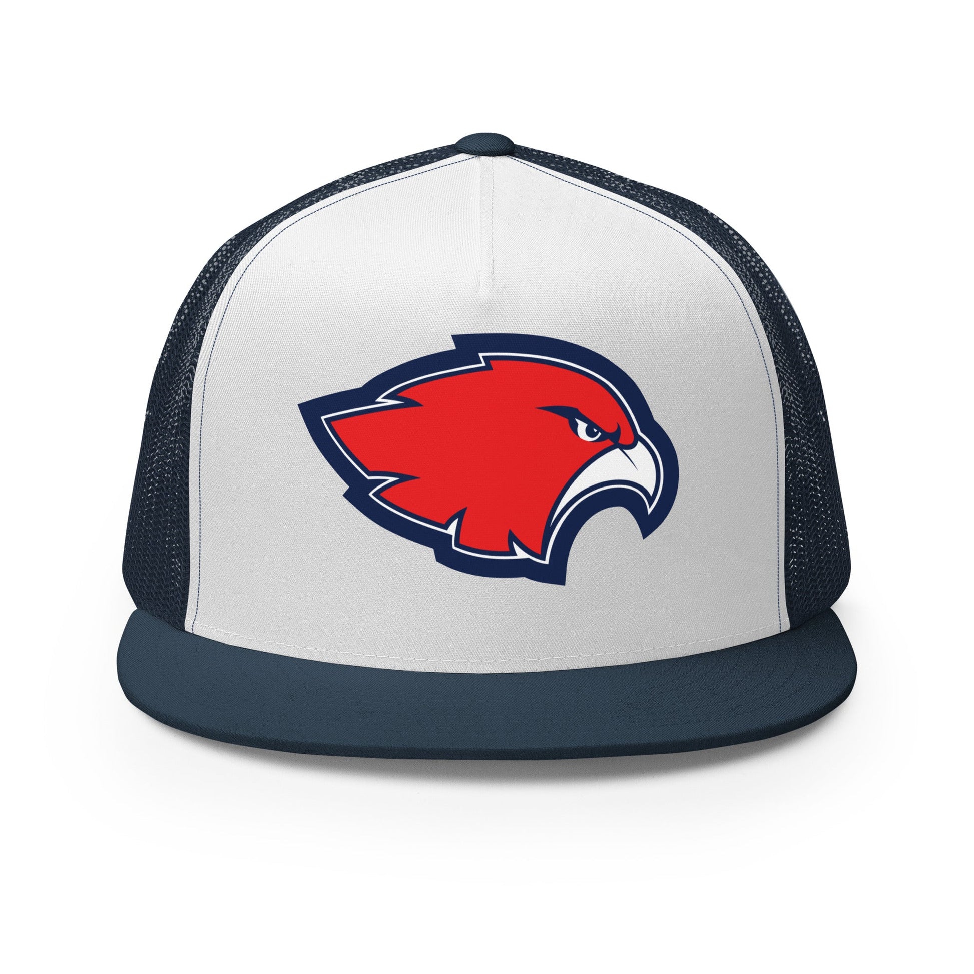 Performance | 5 Panel Trucker Cap | Frontier softball | Mascot Logo