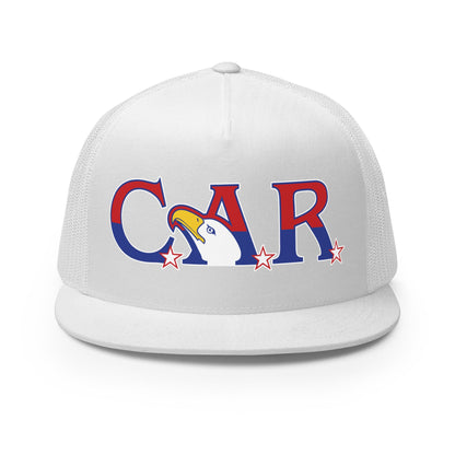 Performance | 5 Panel Trucker Cap | Georgia State Society Children of the American Revolution | Mark Logo