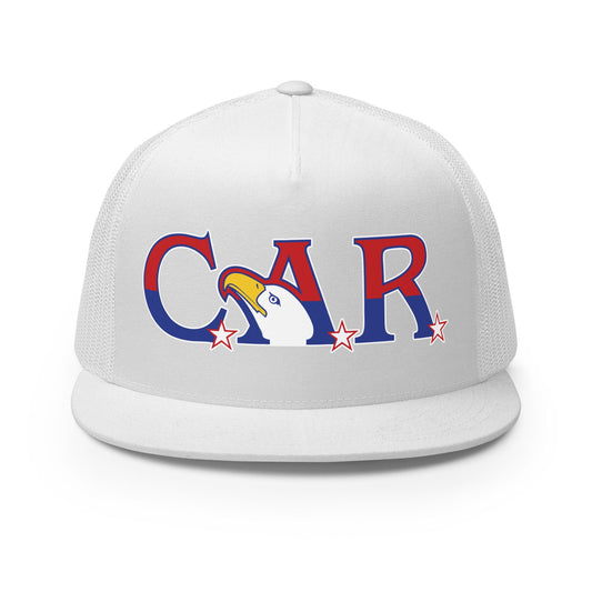 Performance | 5 Panel Trucker Cap | Georgia State Society Children of the American Revolution | Mark Logo
