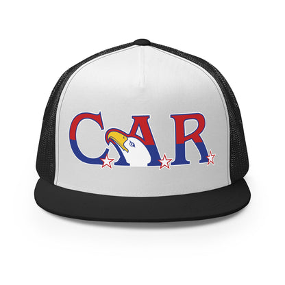 Performance | 5 Panel Trucker Cap | Georgia State Society Children of the American Revolution | Mark Logo