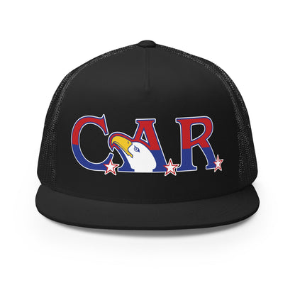 Performance | 5 Panel Trucker Cap | Georgia State Society Children of the American Revolution | Mark Logo