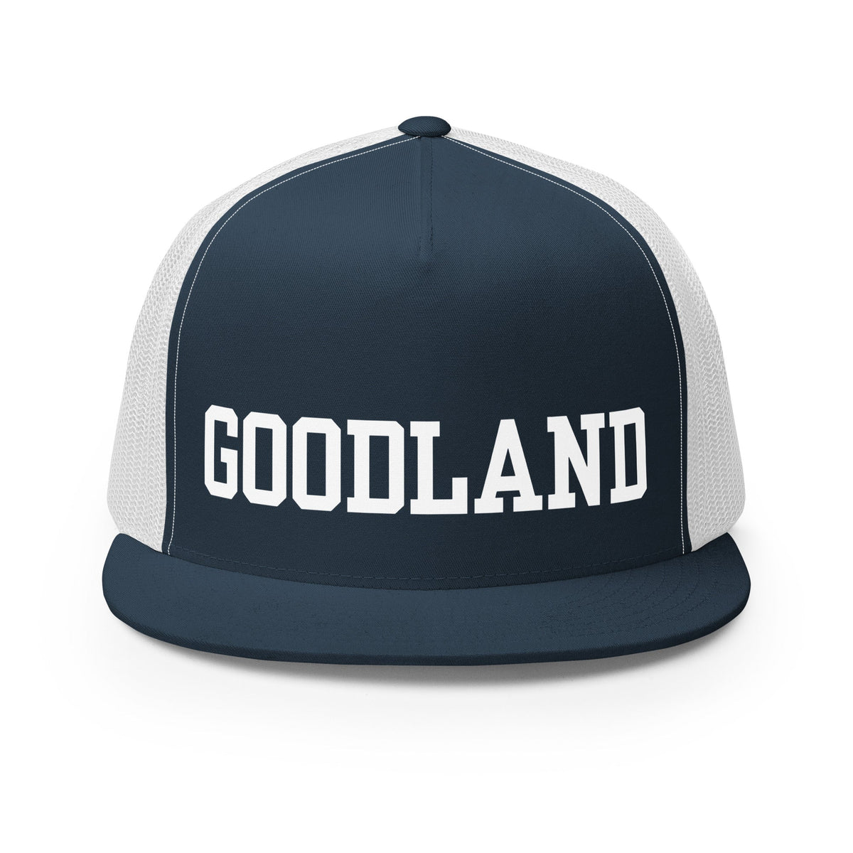 Performance | 5 Panel Trucker Cap | Goodland Youth Cheer | Badge Logo