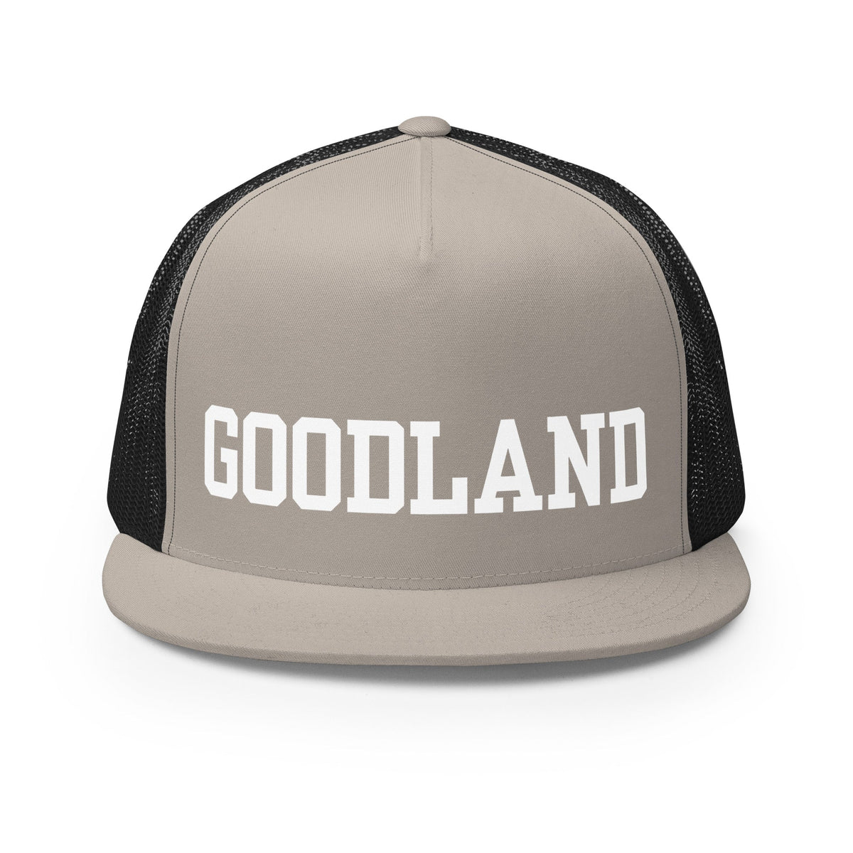 Performance | 5 Panel Trucker Cap | Goodland Youth Cheer | Badge Logo
