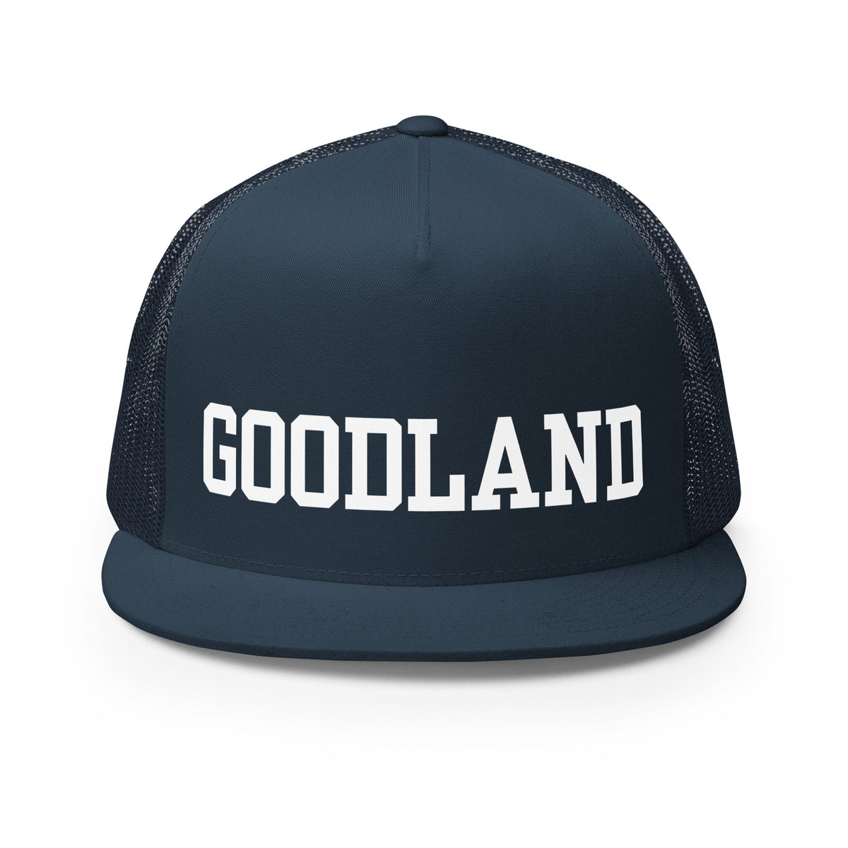 Performance | 5 Panel Trucker Cap | Goodland Youth Cheer | Badge Logo