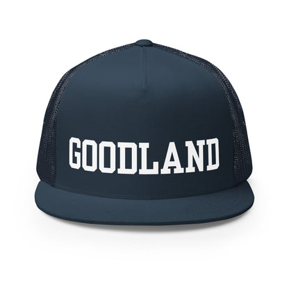 Performance | 5 Panel Trucker Cap | Goodland Youth Cheer | Badge Logo