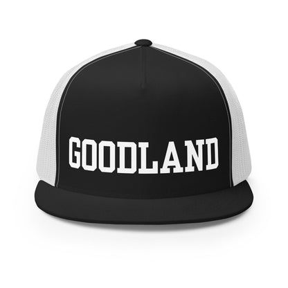 Performance | 5 Panel Trucker Cap | Goodland Youth Cheer | Badge Logo