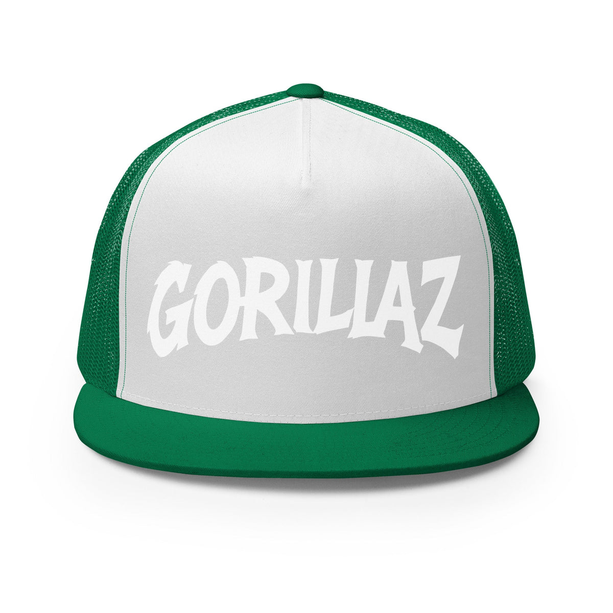 Performance | 5 Panel Trucker Cap | Gorillaz | Modern Script Logo
