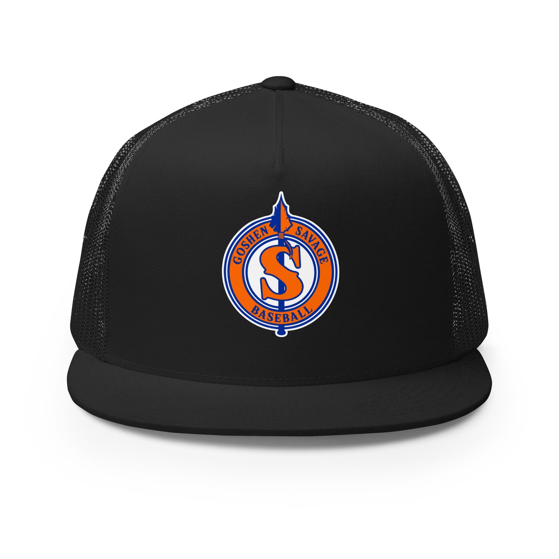 Performance | 5 Panel Trucker Cap | Goshen Savage Baseball | Badge Logo