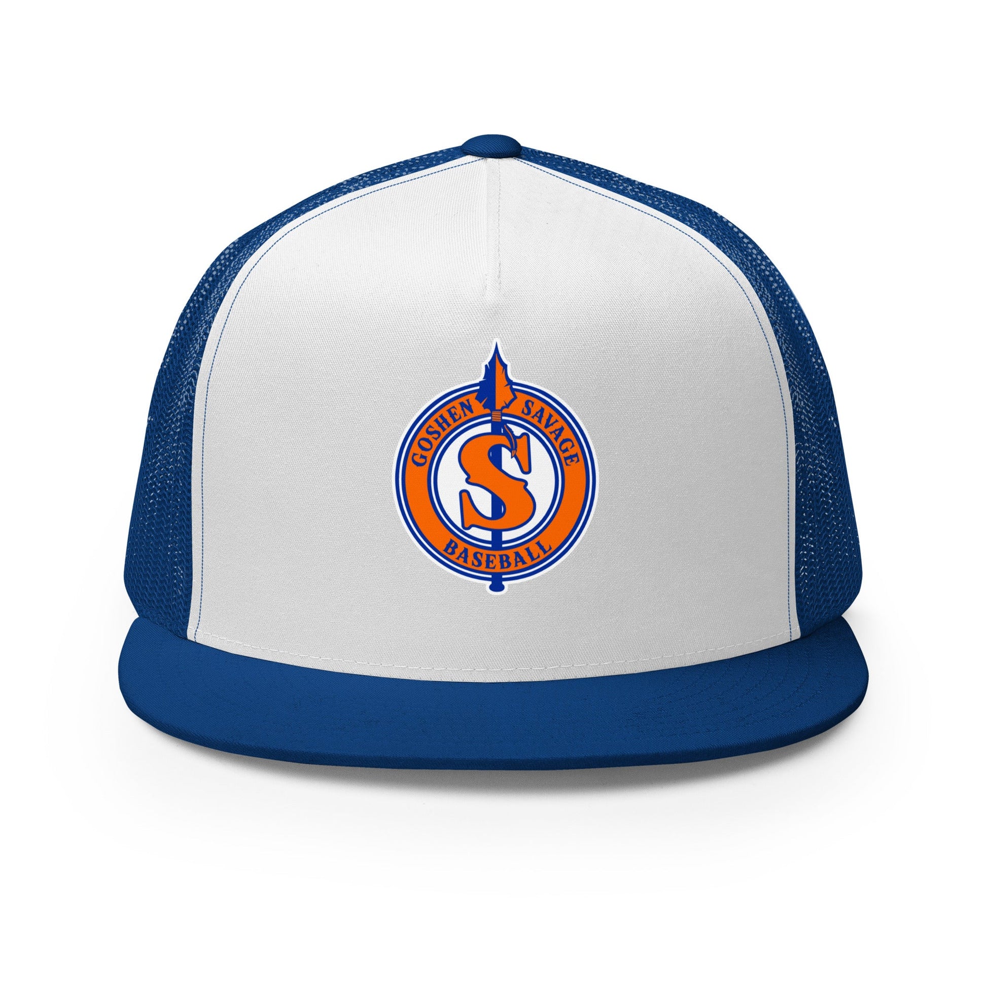 Performance | 5 Panel Trucker Cap | Goshen Savage Baseball | Badge Logo