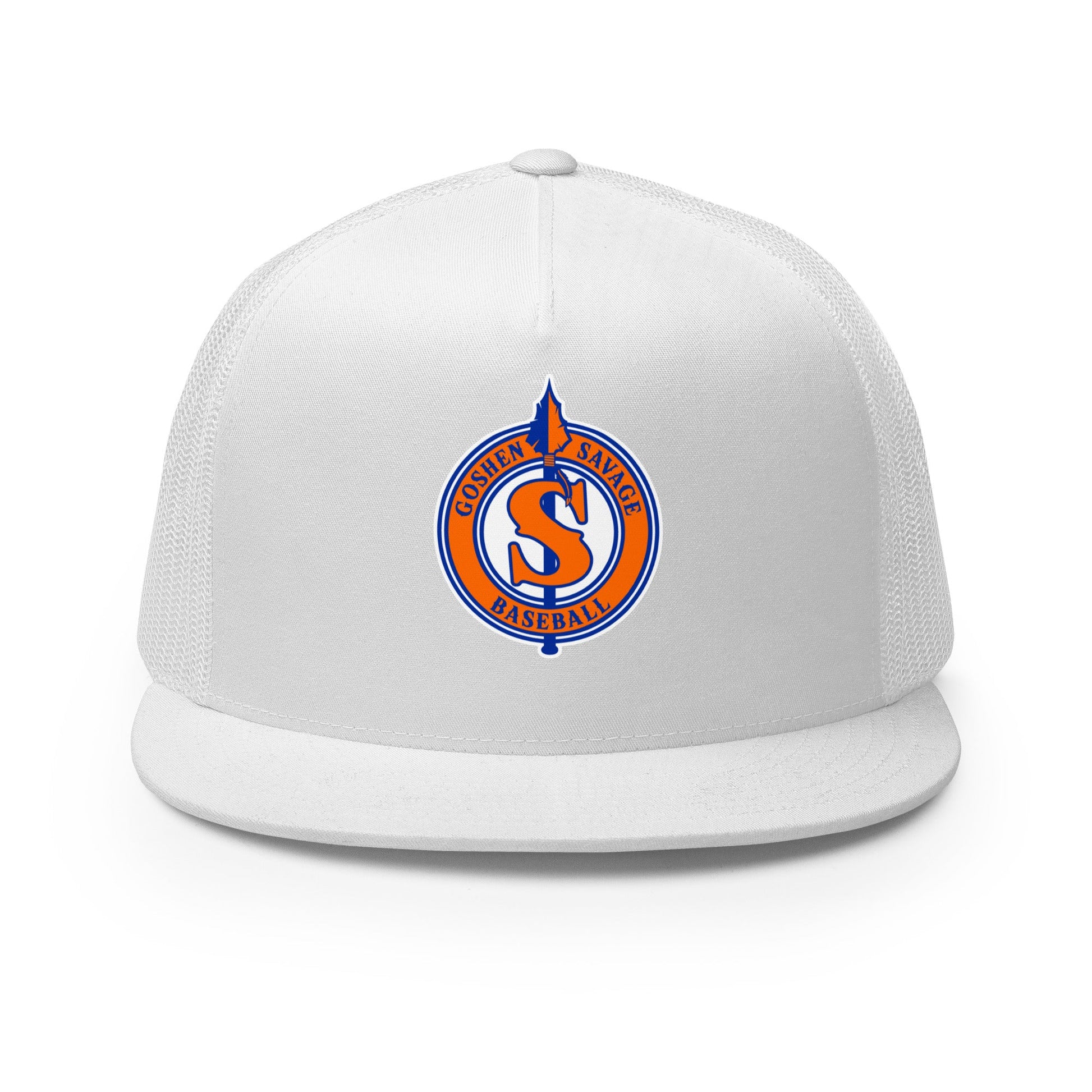 Performance | 5 Panel Trucker Cap | Goshen Savage Baseball | Badge Logo
