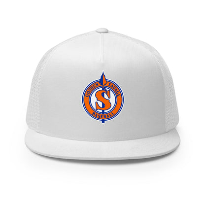 Performance | 5 Panel Trucker Cap | Goshen Savage Baseball | Badge Logo