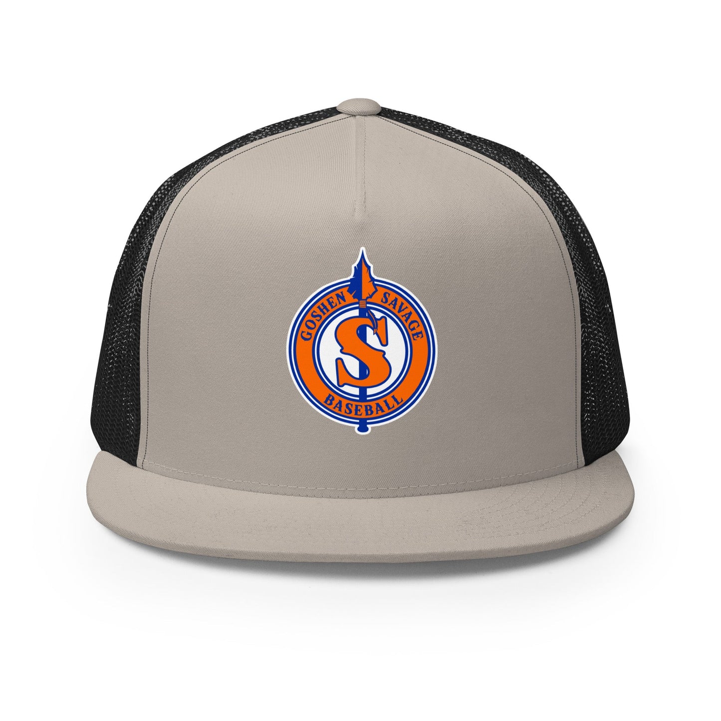 Performance | 5 Panel Trucker Cap | Goshen Savage Baseball | Badge Logo