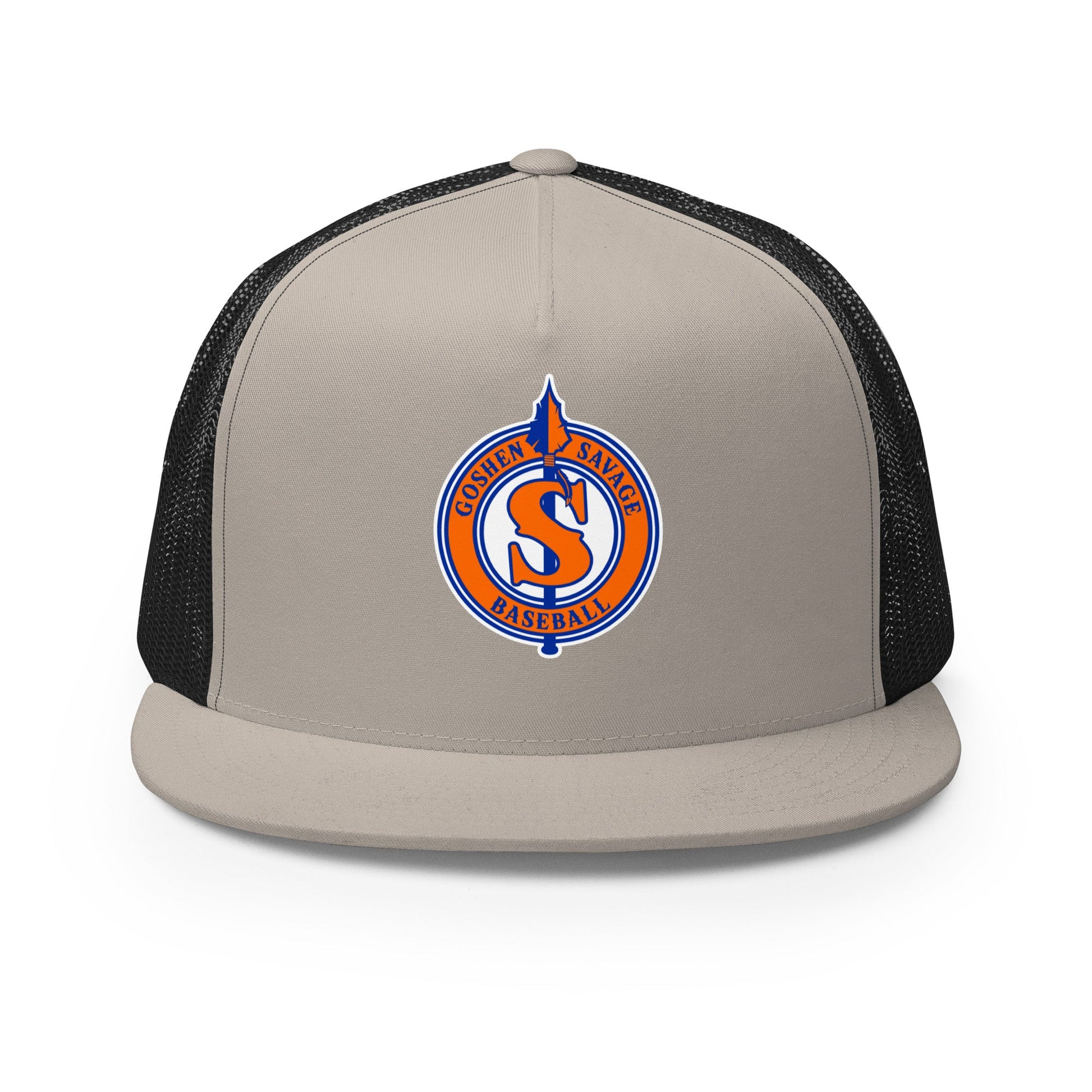 Performance | 5 Panel Trucker Cap | Goshen Savage Baseball | Badge Logo