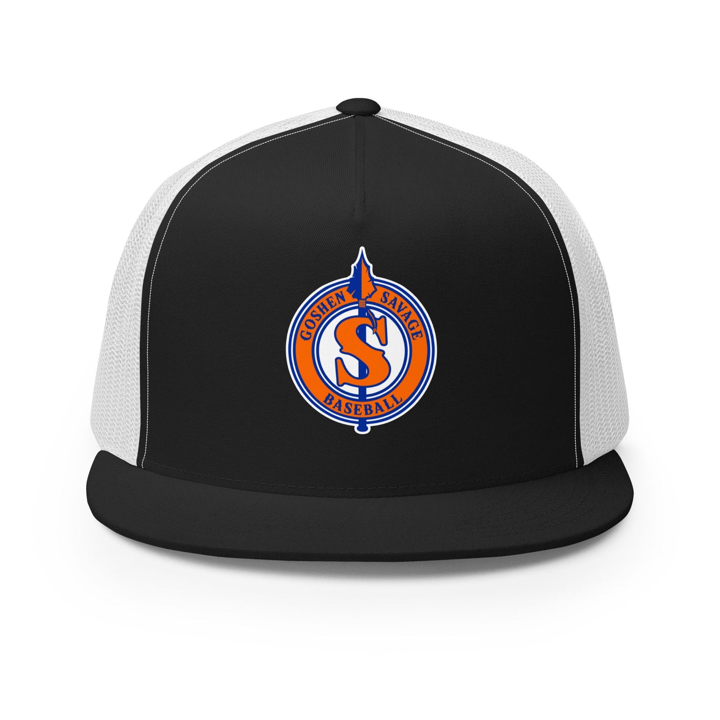Performance | 5 Panel Trucker Cap | Goshen Savage Baseball | Badge Logo