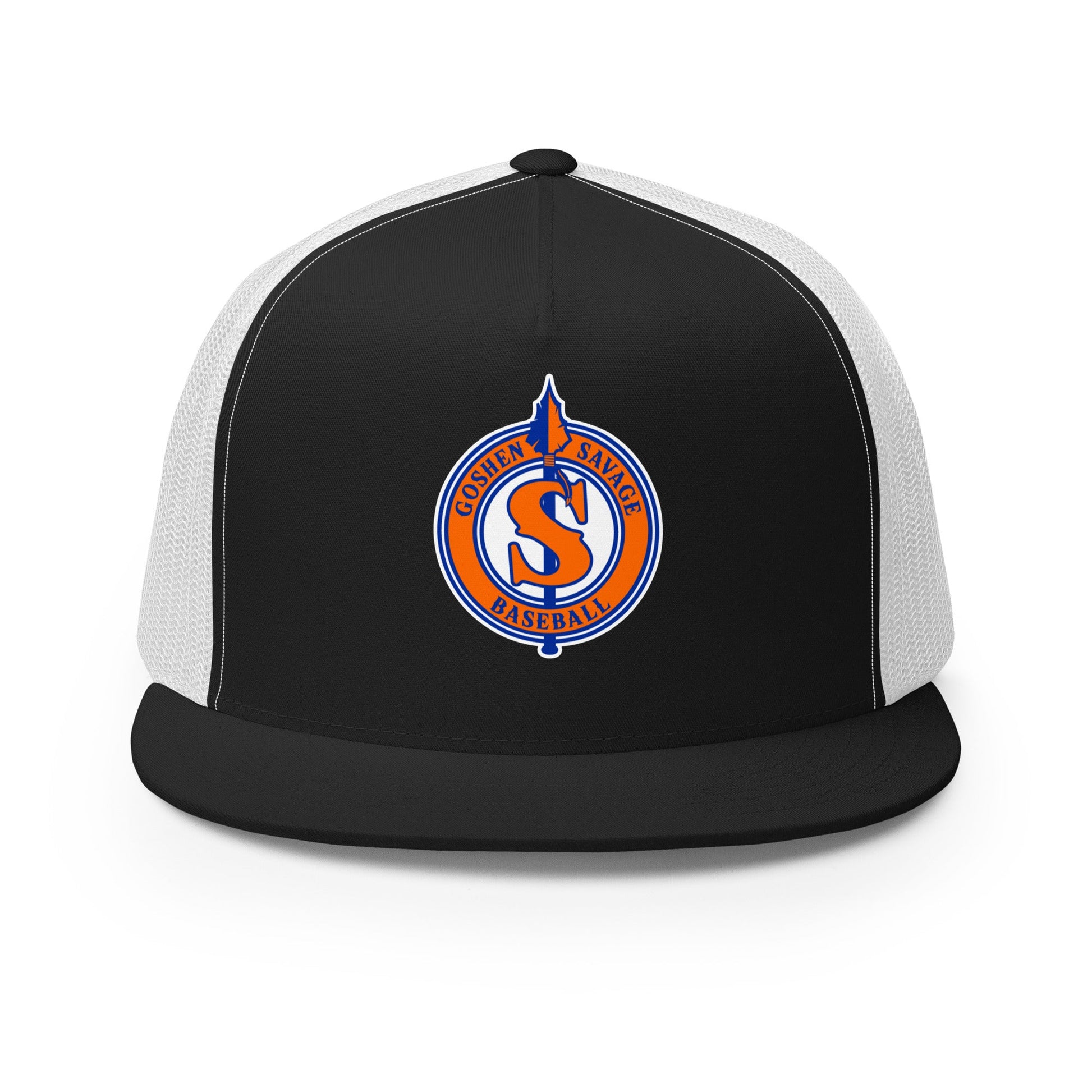 Performance | 5 Panel Trucker Cap | Goshen Savage Baseball | Badge Logo