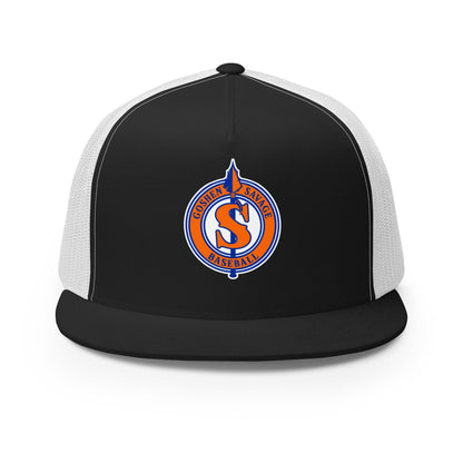 Performance | 5 Panel Trucker Cap | Goshen Savage Baseball | Badge Logo