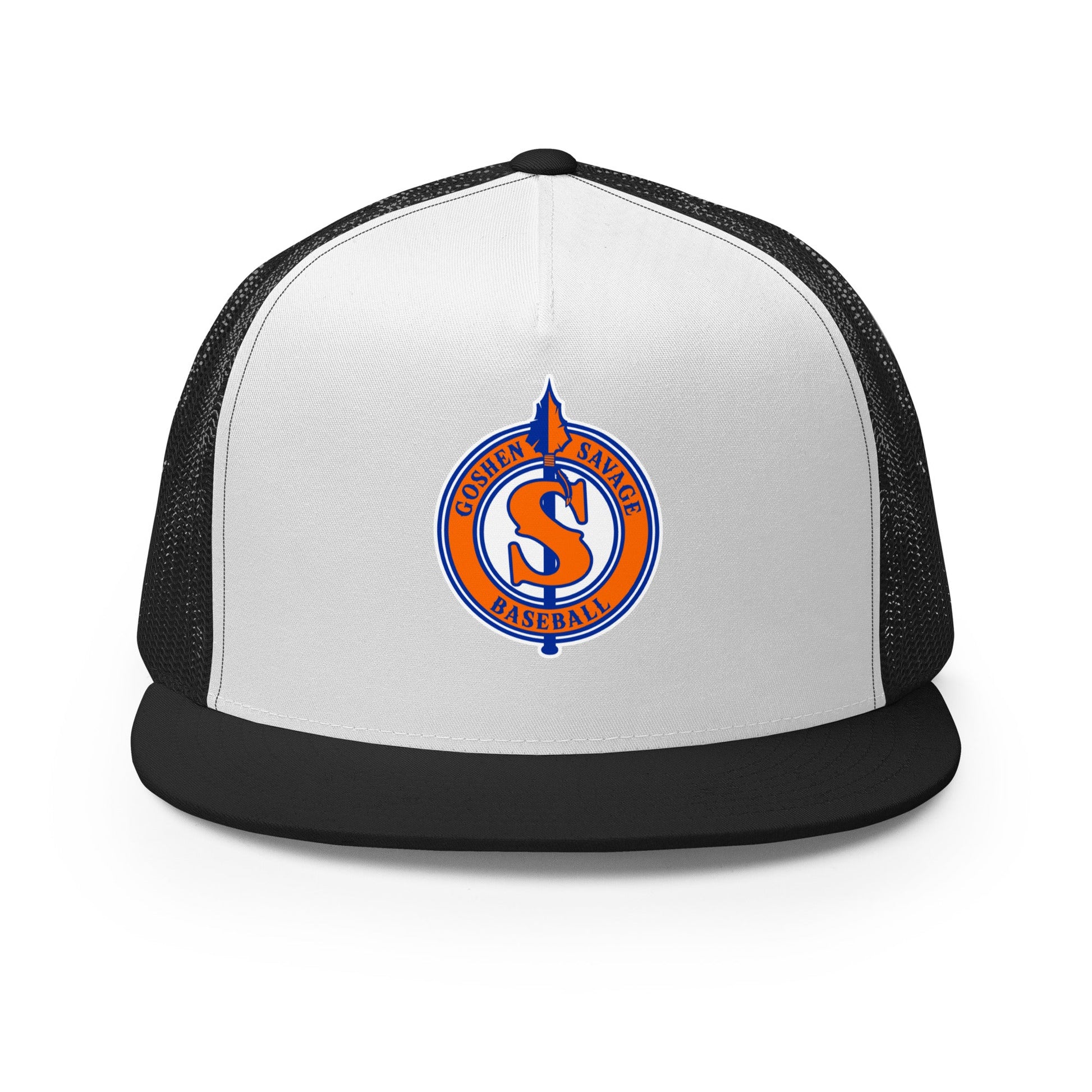 Performance | 5 Panel Trucker Cap | Goshen Savage Baseball | Badge Logo