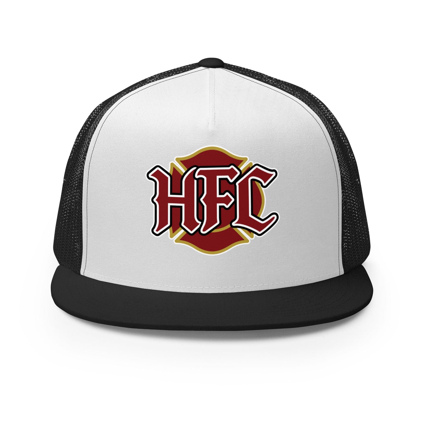 Performance | 5 Panel Trucker Cap | Hackworth Fire Collection | HFC Logo