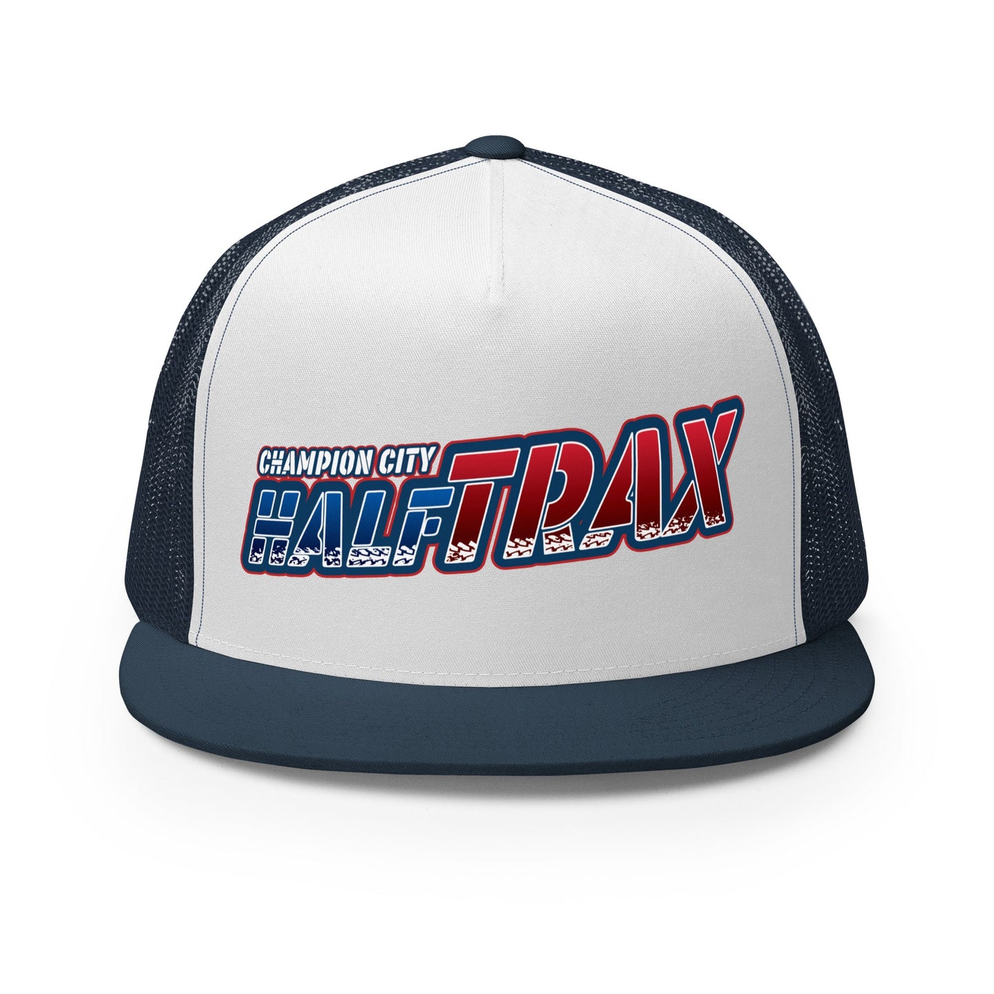 Performance | 5 Panel Trucker Cap | Half Trax Baseball | Alt Logo