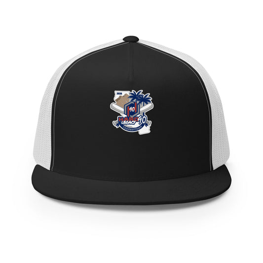 Performance | 5 Panel Trucker Cap | Hard 90 Legacy | Badge Logo