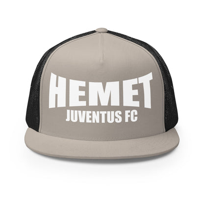 Performance | 5 Panel Trucker Cap | Hemet Juventus | Crest Logo