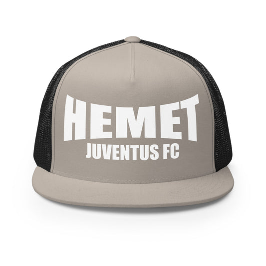 Performance | 5 Panel Trucker Cap | Hemet Juventus | Crest Logo