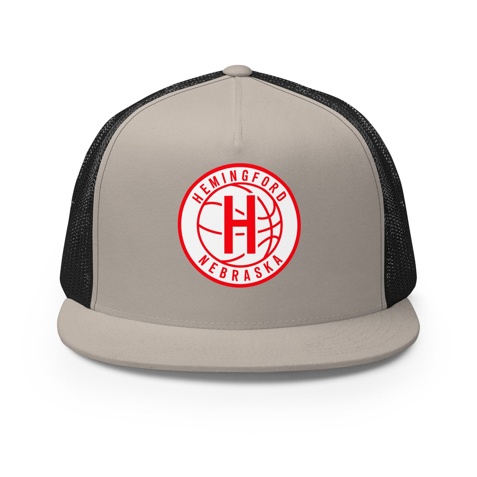 Performance | 5 Panel Trucker Cap | Hemingford Bobcats | Alt Badge Logo