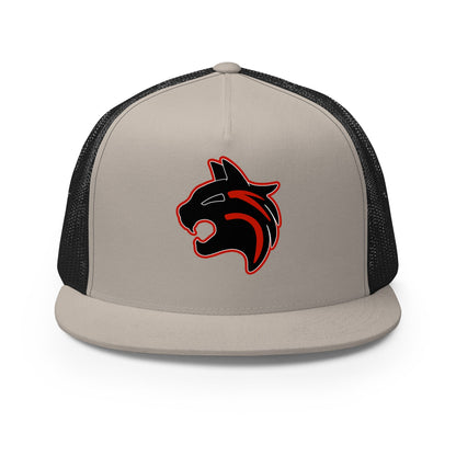Performance | 5 Panel Trucker Cap | Hemingford Bobcats